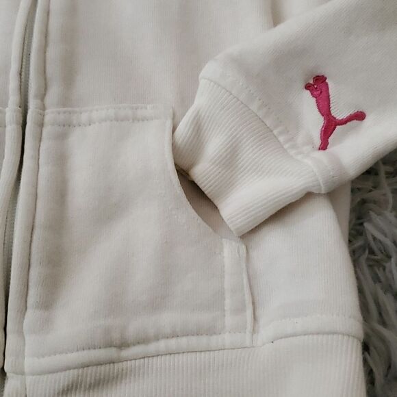 Cute little girls puma zipper hoodie - Picture 3 of 6